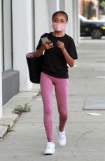 SKAI JACKSON Arrives at DWTS Studio in Los Angeles 09/25/2020