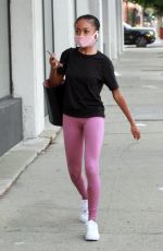 SKAI JACKSON Arrives at DWTS Studio in Los Angeles 09/25/2020