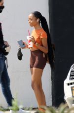 SKAI JACKSON Arriving at a Dance Studio in Los Angeles 09/16/2020