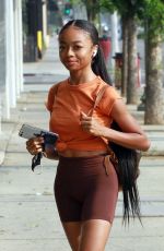 SKAI JACKSON Arriving at a Dance Studio in Los Angeles 09/16/2020