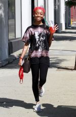 SKAI JACKSON at DWTS Studio in Los Angeles 09/2020