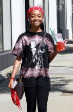 SKAI JACKSON at DWTS Studio in Los Angeles 09/2020