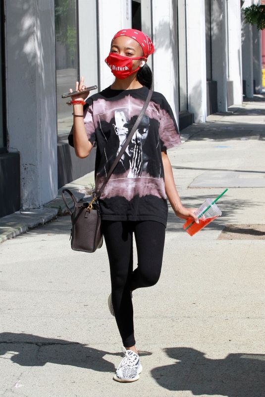 SKAI JACKSON at DWTS Studio in Los Angeles 09/2020