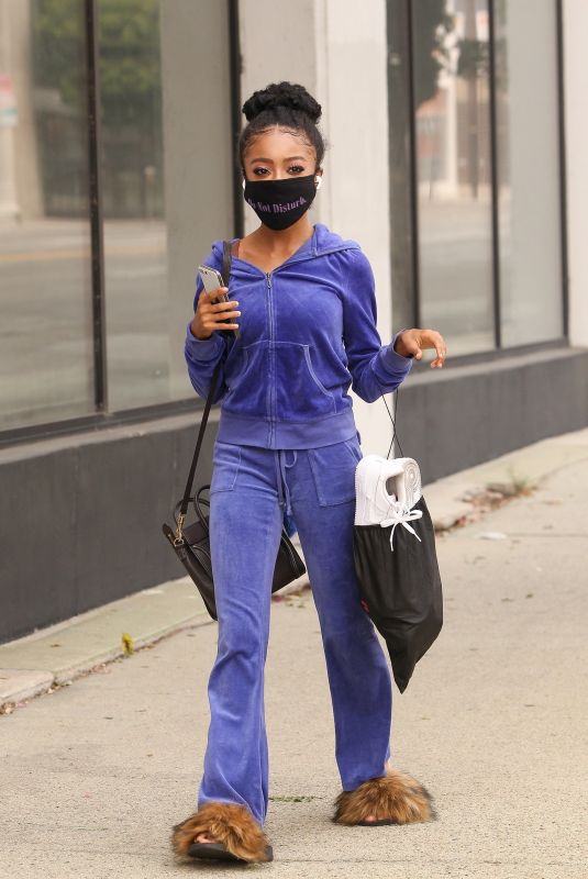 SKAI JACKSON Headig to Dancing with the Stars Studios in Los Angeles 09/11/2020