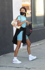 SKAI JACKSON Leaves DWTS Rehersal in Los Angeles 09/05/2020