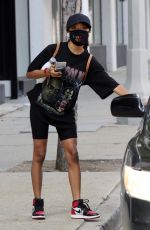SKAI JACKSON Leaves DWTS Studio in Los Angeles 09/18/202