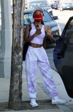 SKAI JACKSON Leaves DWTS Studio in Los Angeles 09/29/2020