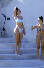 SOFIA RICHIE and Friends in Bikinis at a Pool in Mexico 08/25/2020