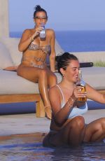 SOFIA RICHIE and Friends in Bikinis at a Pool in Mexico 08/25/2020