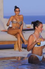 SOFIA RICHIE and Friends in Bikinis at a Pool in Mexico 08/25/2020