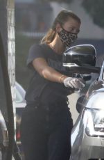 SOFIA RICHIE at a Gas Station in Brentwood 09/22/2020