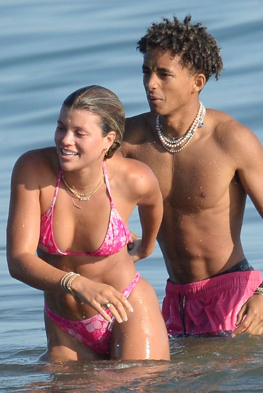 SOFIA RICHIE in a Pink Bikini at a Beach in Los Angeles 09/05/2020