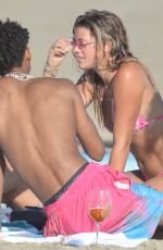 SOFIA RICHIE in a Pink Bikini at a Beach in Los Angeles 09/05/2020