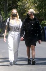 SOPHIE TURNER and Joe Jonas Out in Los Angeles 09/05/2020
