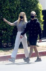 SOPHIE TURNER and Joe Jonas Out in Los Angeles 09/05/2020