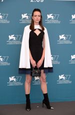 STACY MARTIN at Lovers Photocall at 77th Venice Film Festival 09/03/2020