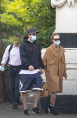SUKI WATERHOUSE and Robert Pattinson Out in London 09/16/2020