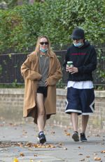 SUKI WATERHOUSE and Robert Pattinson Out in London 09/16/2020