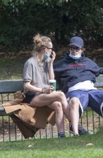 SUKI WATERHOUSE and Robert Pattinson Out in London 09/16/2020