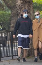 SUKI WATERHOUSE and Robert Pattinson Out in London 09/16/2020