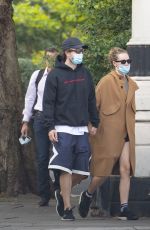 SUKI WATERHOUSE and Robert Pattinson Out in London 09/16/2020