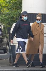 SUKI WATERHOUSE and Robert Pattinson Out in London 09/16/2020