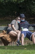SUKI WATERHOUSE and Robert Pattinson Out in London 09/16/2020