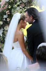 SYLVIE MEIS and Nicals Castello at Wdding Ceremony in Italy 09/19/2020