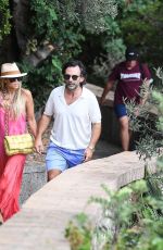 SYLVIE MEIS and Nicals Castello on Honeymoon in Capri 09/23/2020