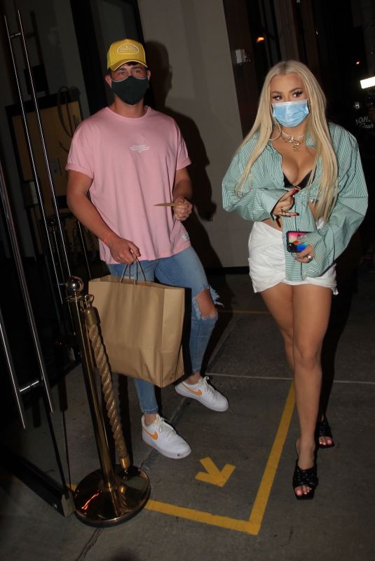 TANA MONGEAU and Harry Jowsey at Catch LA in West Hollywood 09/10/2020