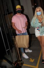 TANA MONGEAU and Harry Jowsey at Catch LA in West Hollywood 09/10/2020