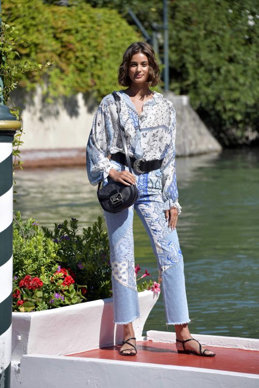 TAYLOR MARIE HILL Arrives at Lido at 2020 Venice Film Festival 09/02/2020