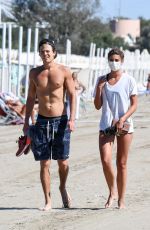 TAYLOR MARIE HILL Out at a Beach in Venice 09/03/2020