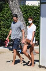 TAYLOR MARIE HILL Out at a Beach in Venice 09/03/2020