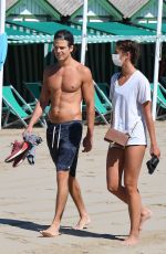 TAYLOR MARIE HILL Out at a Beach in Venice 09/03/2020