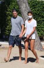 TAYLOR MARIE HILL Out at a Beach in Venice 09/03/2020