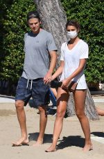 TAYLOR MARIE HILL Out at a Beach in Venice 09/03/2020