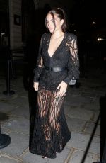 THYLANE BLONDEAU Leaves Etam Fashion Show at PFW in Paris 09/29/2020