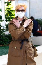 TILDA SWINTON Arrives at Venice Airport 09/01/2020