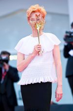 TILDA SWINTON at 77th Venice Film Festival Opening Ceremony 09/02/2020