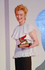 TILDA SWINTON at 77th Venice Film Festival Opening Ceremony 09/02/2020