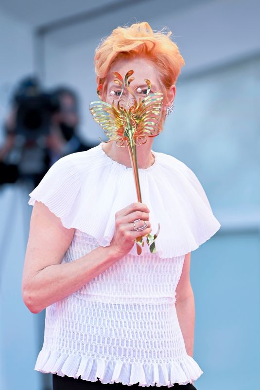 TILDA SWINTON at 77th Venice Film Festival Opening Ceremony 09/02/2020