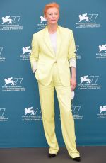 TILDA SWINTON at The Human Voice Photocall at 2020 Venice Film Festival 09/03/2020