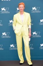 TILDA SWINTON at The Human Voice Photocall at 2020 Venice Film Festival 09/03/2020