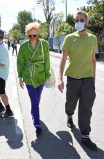 TILDA SWINTON Out and About in Venice 09/02/2020