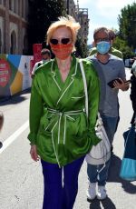 TILDA SWINTON Out and About in Venice 09/02/2020