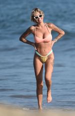 TINA LOUISE in Bikini and Brian Austin Green at a Beach in Los Angeles 08/31/2020