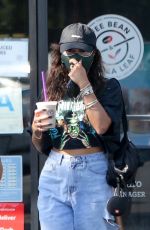 VANESSA HUDGENS and GG MAGREE at Coffee Bean & Tea Leaf in Los Angeles 09/05/2020