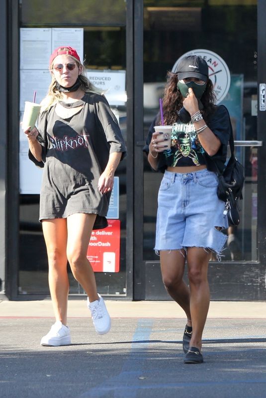 VANESSA HUDGENS and GG MAGREE at Coffee Bean & Tea Leaf in Los Angeles 09/05/2020