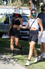 VANESSA HUDGENS and GG MAGREE Out Hikinig in Los Feliz 09/03/2020